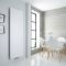 Milano Riso - White Vertical Designer Radiator - 1800mm x 600mm (Single Panel)