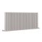 Milano Aruba - Light Grey Horizontal Designer Radiator - 635mm x 1416mm (Double Panel)