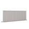 Milano Aruba - Light Grey Horizontal Designer Radiator - 635mm x 1652mm (Double Panel)