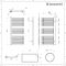 Lazzarini Way Grando - Chrome Designer Heated Towel Rail - 1190mm x 600mm