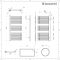 Lazzarini Way Grando - White Designer Heated Towel Rail - 1190mm x 600mm