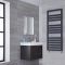 Lazzarini Way Urbino - Anthracite Designer Heated Towel Rail - 1200mm x 500mm