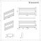 Lazzarini Way Urbino - Mineral Quartz Designer Heated Towel Rail - 500mm x 1200mm