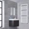 Lazzarini Way Urbino - White Designer Heated Towel Rail - 1200mm x 500mm