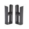 Milano Aruba - Modern Floor-Mounting Radiator Feet - Black