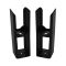 Milano Alpha - Black Floor-Mounting Feet for Alpha Flat Panel Designer Radiators