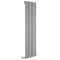 Milano Java - Silver Vertical Designer Radiator - Choice of Size