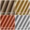 Milano Windsor - Horizontal Traditional Triple Column Radiator - Choice of Metallic Colours and Sizes