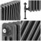 Milano Windsor - Pewter 1800mm Vertical Traditional Triple Column Radiator - Choice of Size