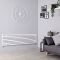 Milano Aruba - White Horizontal Designer Radiator - 472mm x 1600mm (Single Panel)