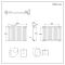 Milano x ECOSO Aruba Electric - White Horizontal Designer Radiator - 635mm x 826mm (Single Panel) - with Wi-Fi Thermostatic Heating Element