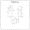Milano - White Floor-Mounting Feet for Capri & Java Designer Radiators