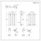 Milano x ECOSO Capri Electric - White Flat Panel Horizontal Designer Radiator - 635mm x 413mm (Single Panel) - with Wi-Fi Thermostatic Heating Element