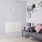 Milano Capri - White Flat Panel Horizontal Designer Radiator - 635mm x 1180mm (Single Panel)