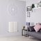 Milano Capri - White Flat Panel Horizontal Designer Radiator - 635mm x 590mm (Double Panel)