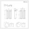 Milano x ECOSO Aruba Electric - White Horizontal Designer Radiator - 635mm x 1000mm (Single Panel) - with Wi-Fi Thermostatic Heating Element