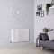 Milano Aruba - White Horizontal Designer Radiator - 635mm x 1000mm (Double Panel)