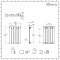 Milano Alpha - White Flat Panel Horizontal Designer Radiator - 635mm x 420mm (Single Panel)