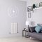Milano Alpha - White Flat Panel Horizontal Designer Radiator - 635mm x 420mm (Single Panel)