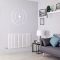 Milano Alpha - White Flat Panel Horizontal Designer Radiator - 635mm x 1190mm (Single Panel)