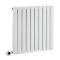 Milano x ECOSO Aruba - Electric White Horizontal Designer Radiator - Choice of Size and Wi-Fi Thermostat - Plug-In and Hardwired Options
