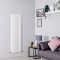 Milano Capri - White Flat Panel Vertical Designer Radiator - Choice of Size