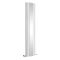 Milano Icon - White Vertical Designer Radiator with Mirror - Choice of Size