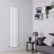 Milano Java - White Vertical Designer Radiator - Choice of Size