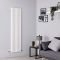 Milano Java - White Vertical Designer Radiator - Choice of Size