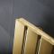 Milano Alpha - Brushed Brass Flat Panel Vertical Designer Radiator - 1600mm x 450mm (Single Panel)