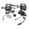 Milano Vis - Chrome Thermostatic Digital Shower with Round Recessed Shower Head and Hand Shower (2 Outlet)