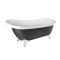 Milano Legend - Traditional Freestanding Slipper Bath - 1710mm x 740mm - Choice of Metallic Colours and Feet Finish