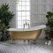 Milano Legend - Traditional Freestanding Slipper Bath - 1710mm x 740mm - Choice of Metallic Colours and Feet Finish