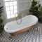 Milano Legend - Traditional Freestanding Slipper Bath - 1710mm x 740mm - Choice of Metallic Colours and Feet Finish
