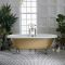 Milano Legend - Traditional Roll Top Freestanding Bath - 1780mm x 825mm - Choice of Metallic Colours and Feet Finish