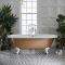 Milano Legend - Traditional Roll Top Freestanding Bath - 1780mm x 825mm - Choice of Metallic Colours and Feet Finish