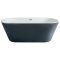 Milano Altcar - Stone Grey Modern Oval Double-Ended Freestanding Bath - 1695mm x 750mm