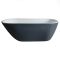 Milano Altcar - Stone Grey Modern Freestanding Bath - 1670mm x 730mm