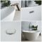 Milano Irwell - White Modern Oval Double-Ended Freestanding Slipper Bath - Choice of Size and Overflow Finish
