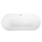 Milano Overton - Modern Oval Double-Ended Freestanding Bath - Choice of Colour and Size