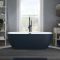 Milano Overton - Modern Oval Double-Ended Freestanding Bath - Choice of Colour and Size