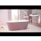 Milano Altcar - Stone Grey Modern Oval Double-Ended Freestanding Bath - 1695mm x 750mm