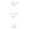 RAK Moon - Gloss White Modern Back to Wall Bidet