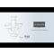 RAK Sensation - Gloss White Modern Freestanding Basin - 550mm x 460mm (No Tap-Holes)