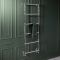 Milano Derwent - Chrome Traditional Minimalist Heated Towel Rail - 1550mm x 600mm