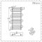 Milano Select - Chrome Designer Heated Towel Rail - 900mm x 510mm