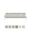 Milano Windsor - Horizontal Traditional Triple Column Radiator - Choice of Neutral Finishes and Sizes
