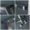 Milano Eclipse - Mirror Polished Designer Heated Towel Rail - 880mm x 500mm