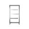 Milano Eclipse - Satin Stainless Steel Designer Heated Towel Rail - 880mm x 500mm