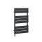 Milano x ECOSO Lustro Electric - Anthracite Flat Panel Designer Heated Towel Rail - 825mm x 450mm - with Thermostatic Wi-Fi Heating Element